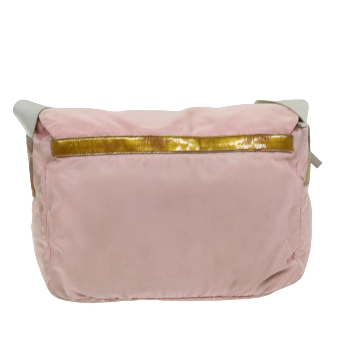 PRADA Shoulder Bag Nylon Pink Auth 76172