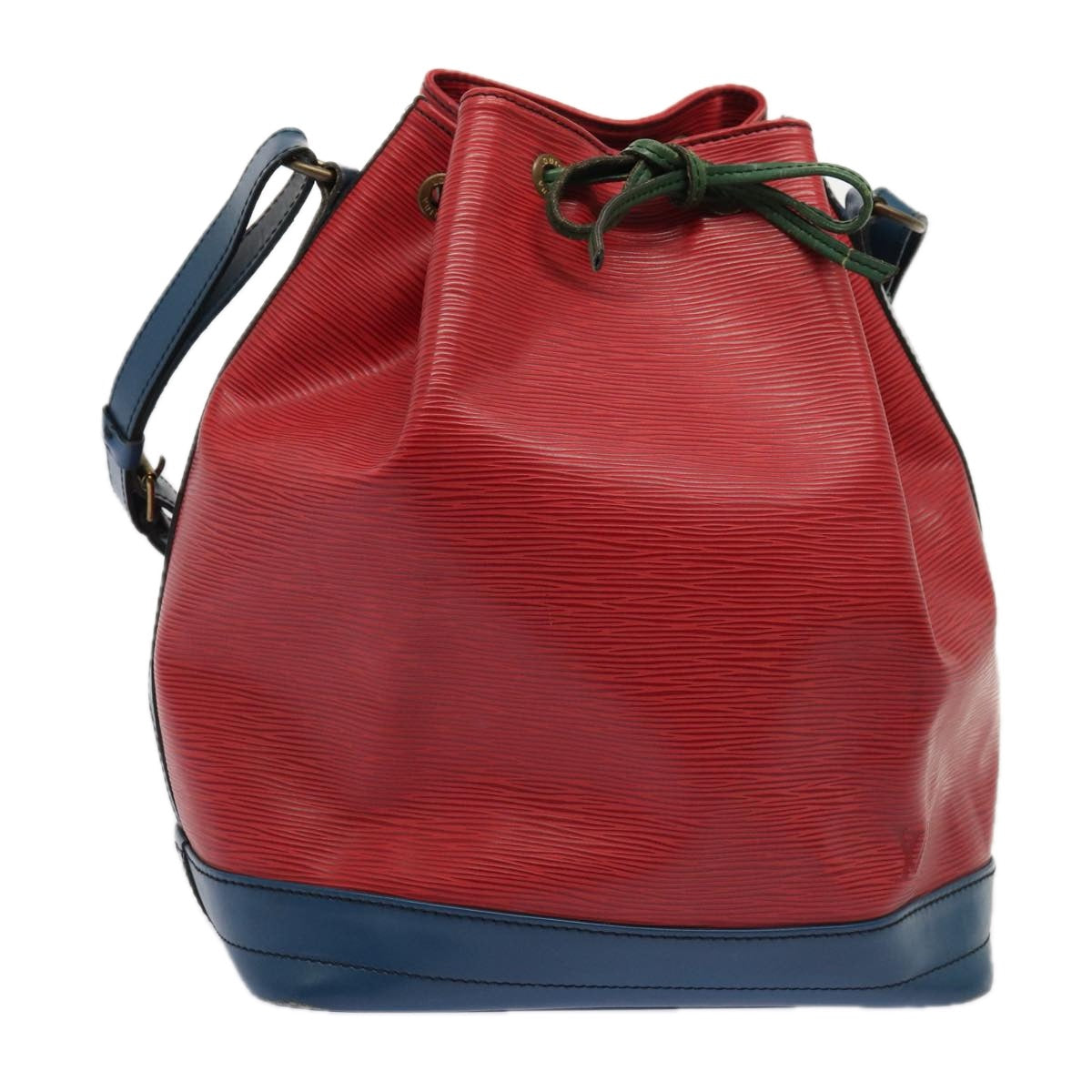 LOUIS VUITTON Epi Toriko Color Noe ShoulderBag Red Blue Green Auth