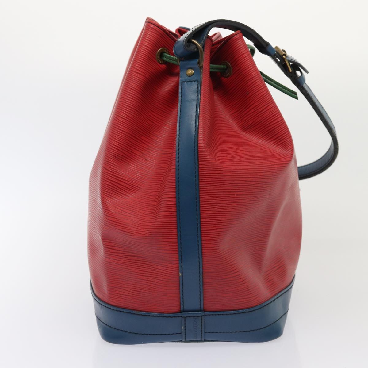 LOUIS VUITTON Epi Toriko Color Noe ShoulderBag Red Blue Green Auth