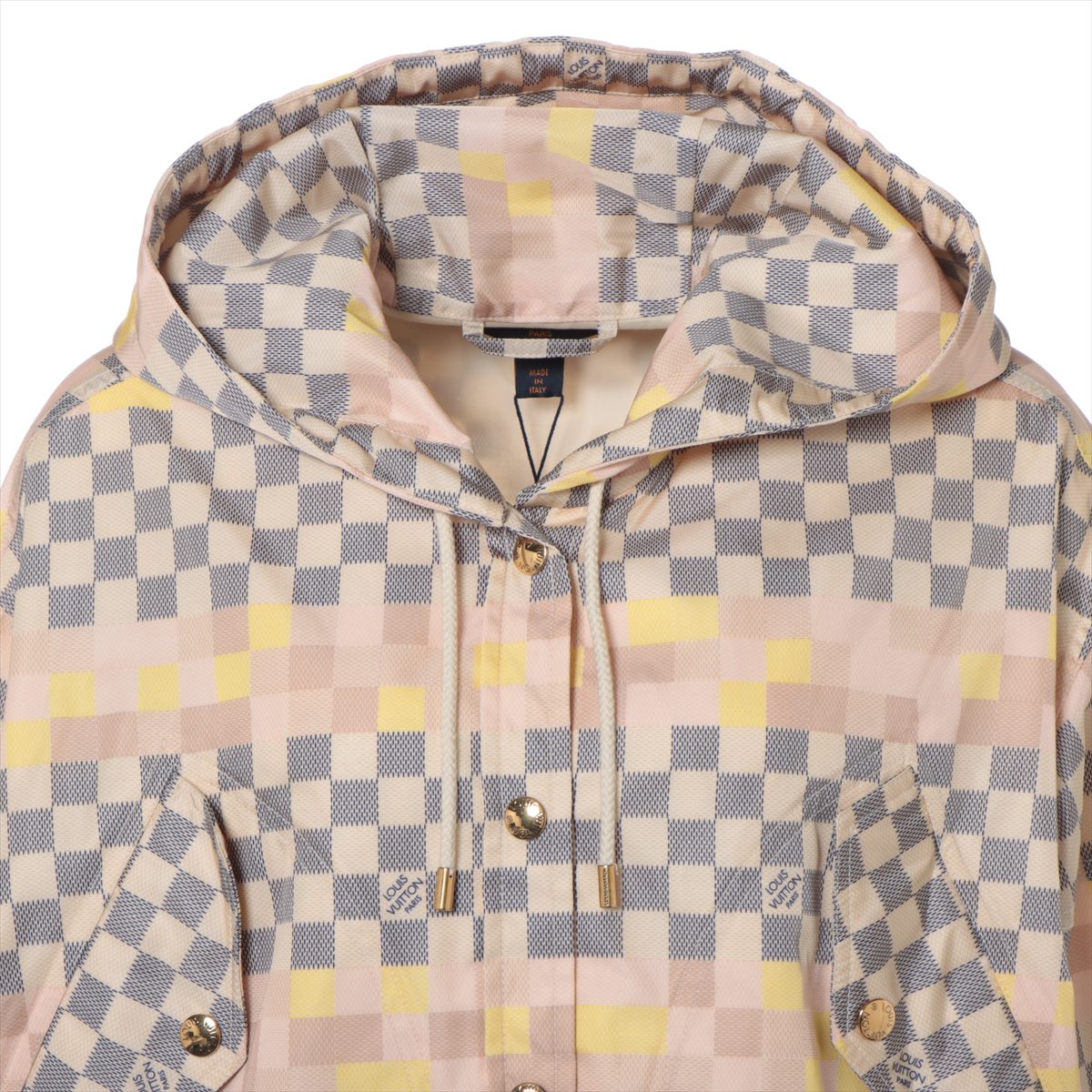 Louis Vuitton 22AW Cotton x Nylon Nylon Jacket 38 Multicolor RW222W Damier