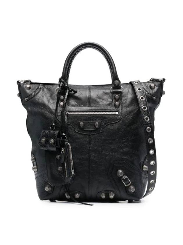 Luxury Balenciaga Trending 2026 Le Cagole Medium Tote Bag Black