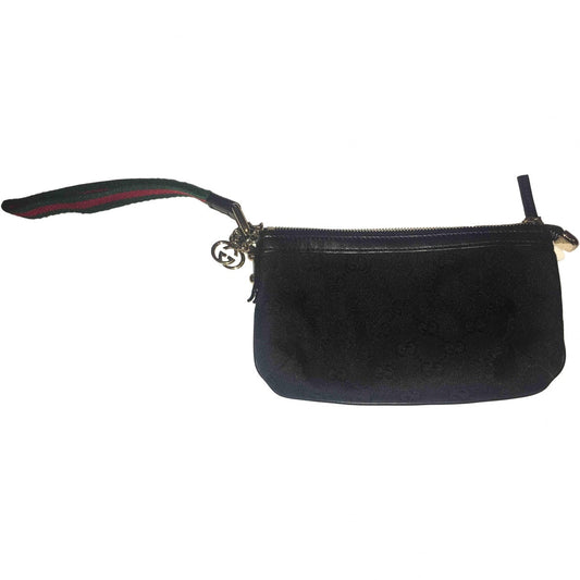 Gucci black cloth handbag