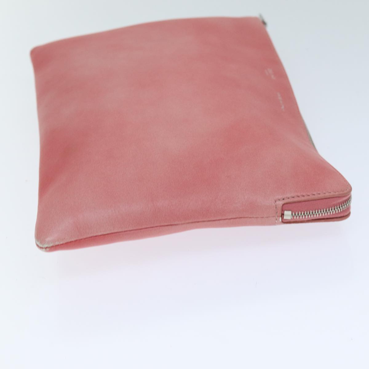 Luxury CELINE Clutch Bag Leather Pink 76410