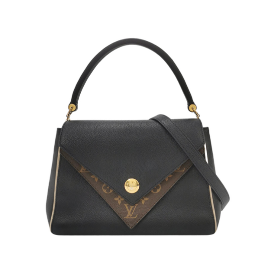 Louis Vuitton (LV) double V bag 2017year black 037850100119