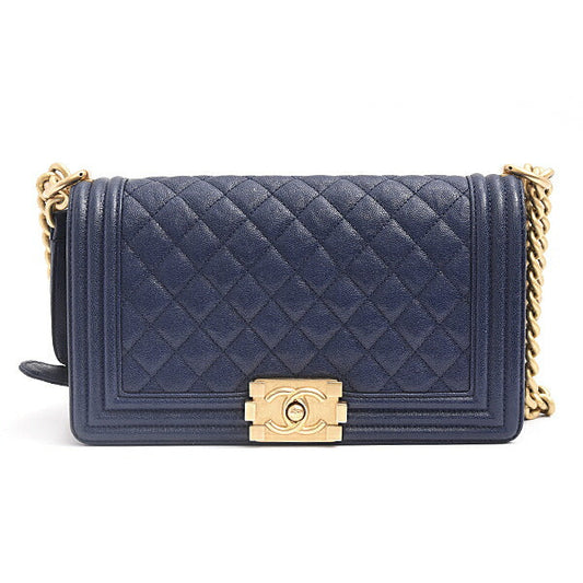 Chanel Caviar Boy Chanel Chain Shoulder Bag Classic Flap