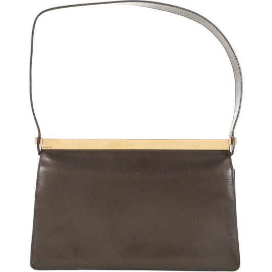 Gucci brown leather handbag