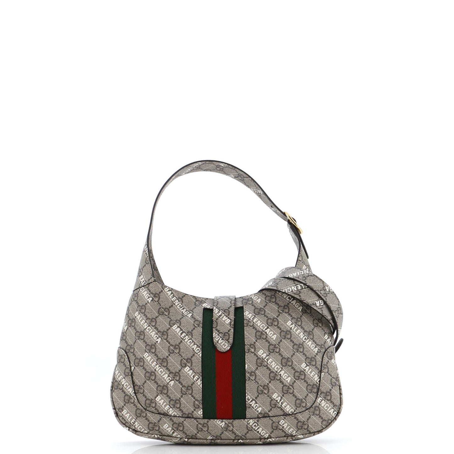 x Luxury Balenciaga Trending 2026 The Hacker Project Jackie 1961 Hobo GG Coated Canvas Small