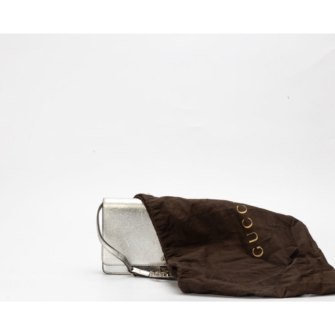 Gucci Lou Leather Shoulder Bag