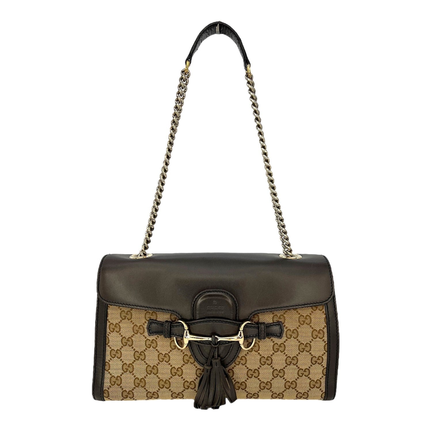 Gucci Chain Leather Shoulder Bag