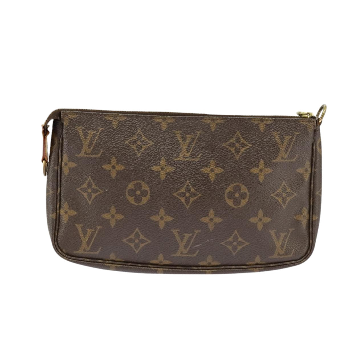 Louis Vuitton Pochette Accessoire Canvas Clutch Bag