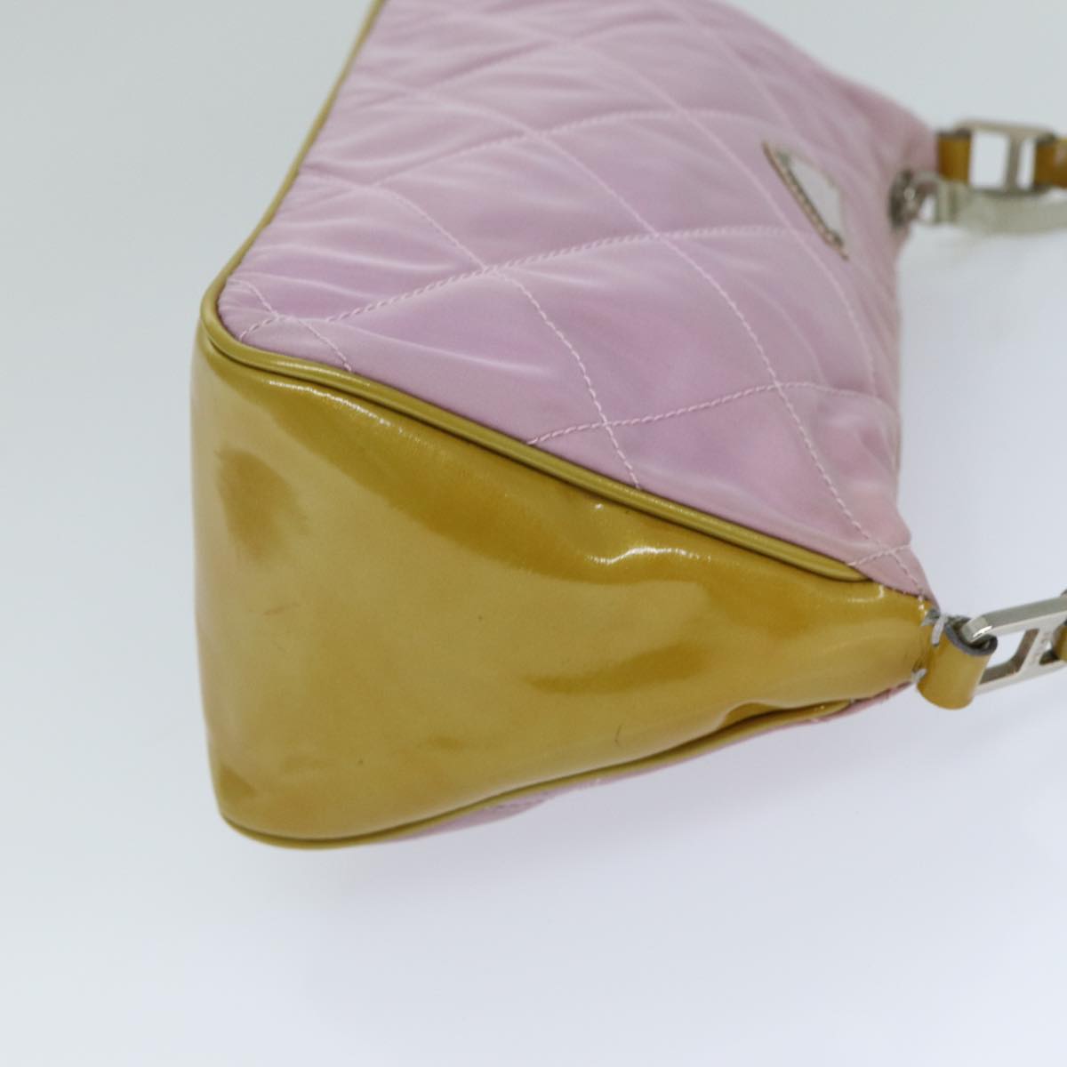 PRADA Shoulder Bag Nylon Pink Auth 77076