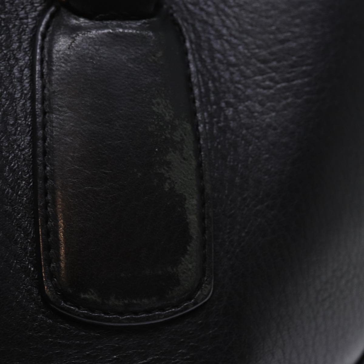 Luxury CELINE Hand Bag Leather Black 77383