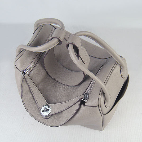 Luxury Hermes Lindy 34cm handbag 6208 grey