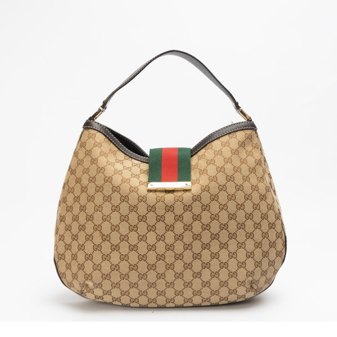 Gucci Canvas Shoulder Bag
