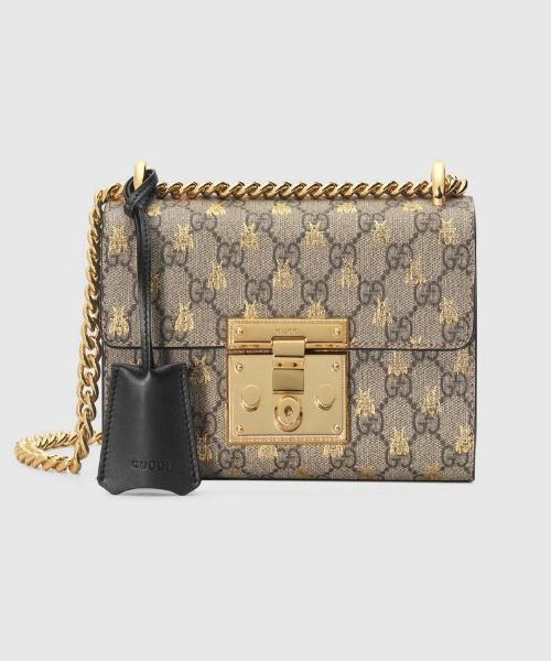 Gucci Monogram Chain Leather Crossbody