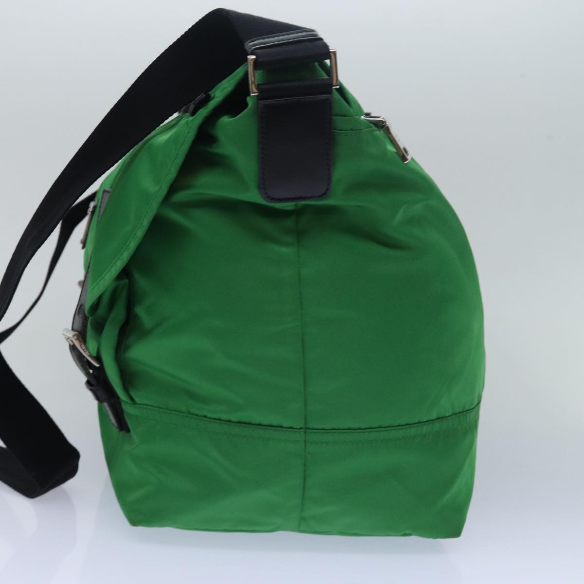 PRADA Shoulder Bag Nylon Green Auth