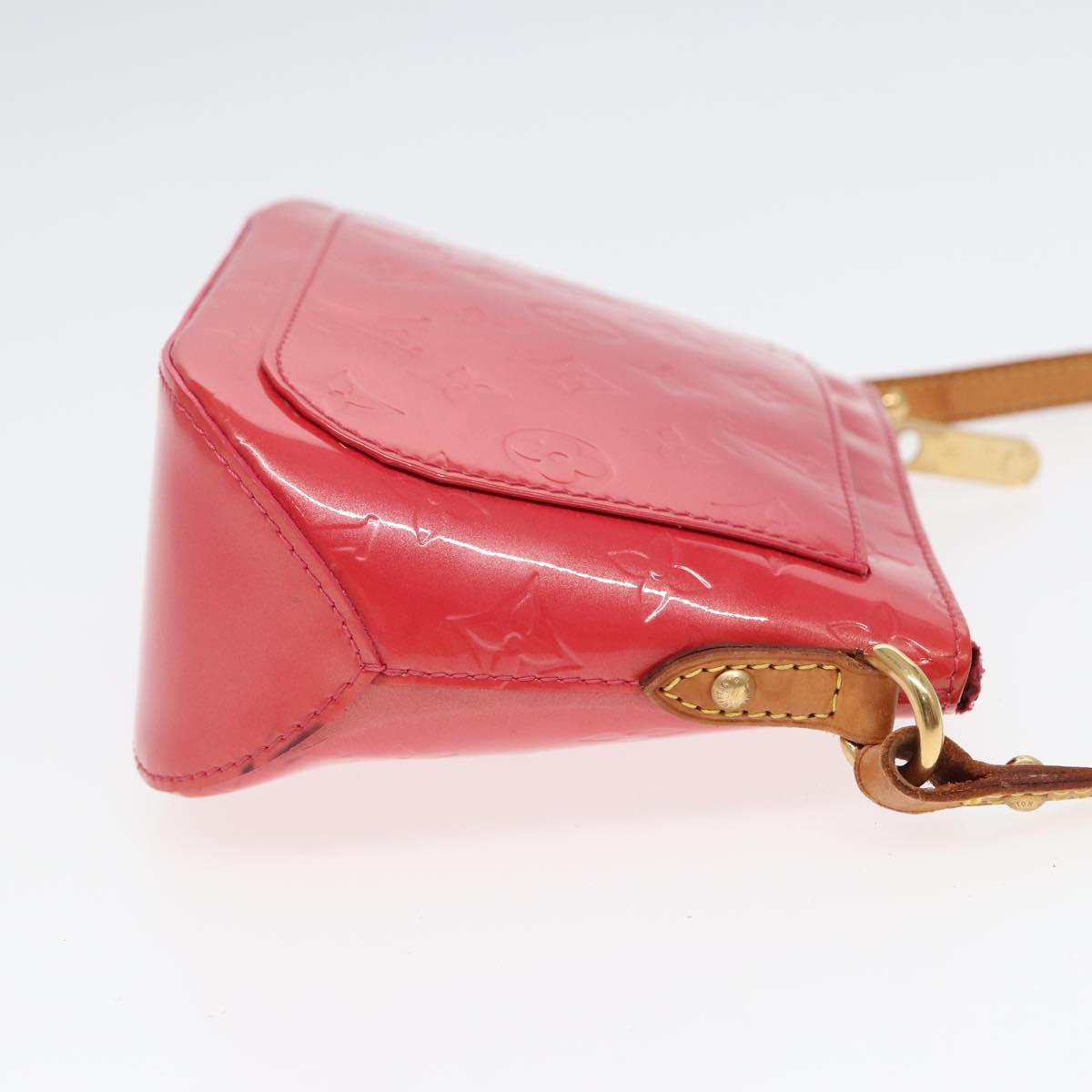 LOUIS VUITTON Monogram Vernis Minna Street Bag Pink Fran Boise M9146F Auth 78353