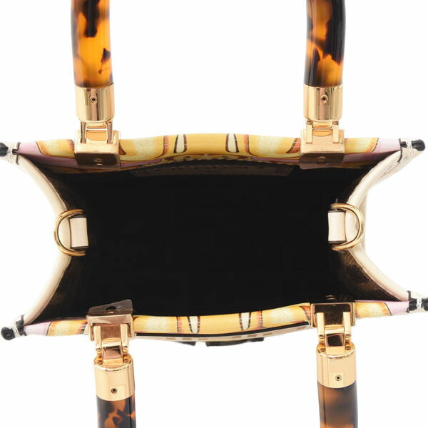 Fendi FENDACE Sunshine Shopper Leather 2way bag