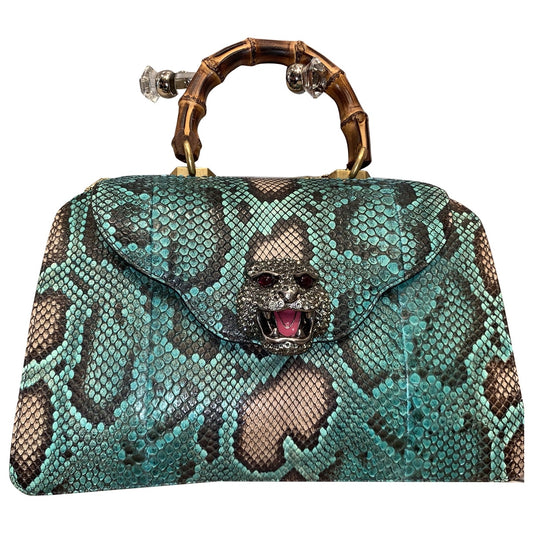 Gucci dionysus gold python handbag