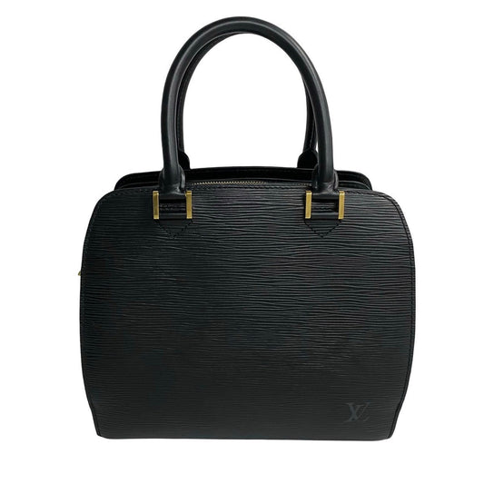 LOUIS VUITTON Handbag Epi Leather black Epi Ponneuf
