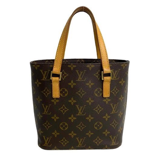 LOUIS VUITTON Handbag leather Brown Monogram VavinPM