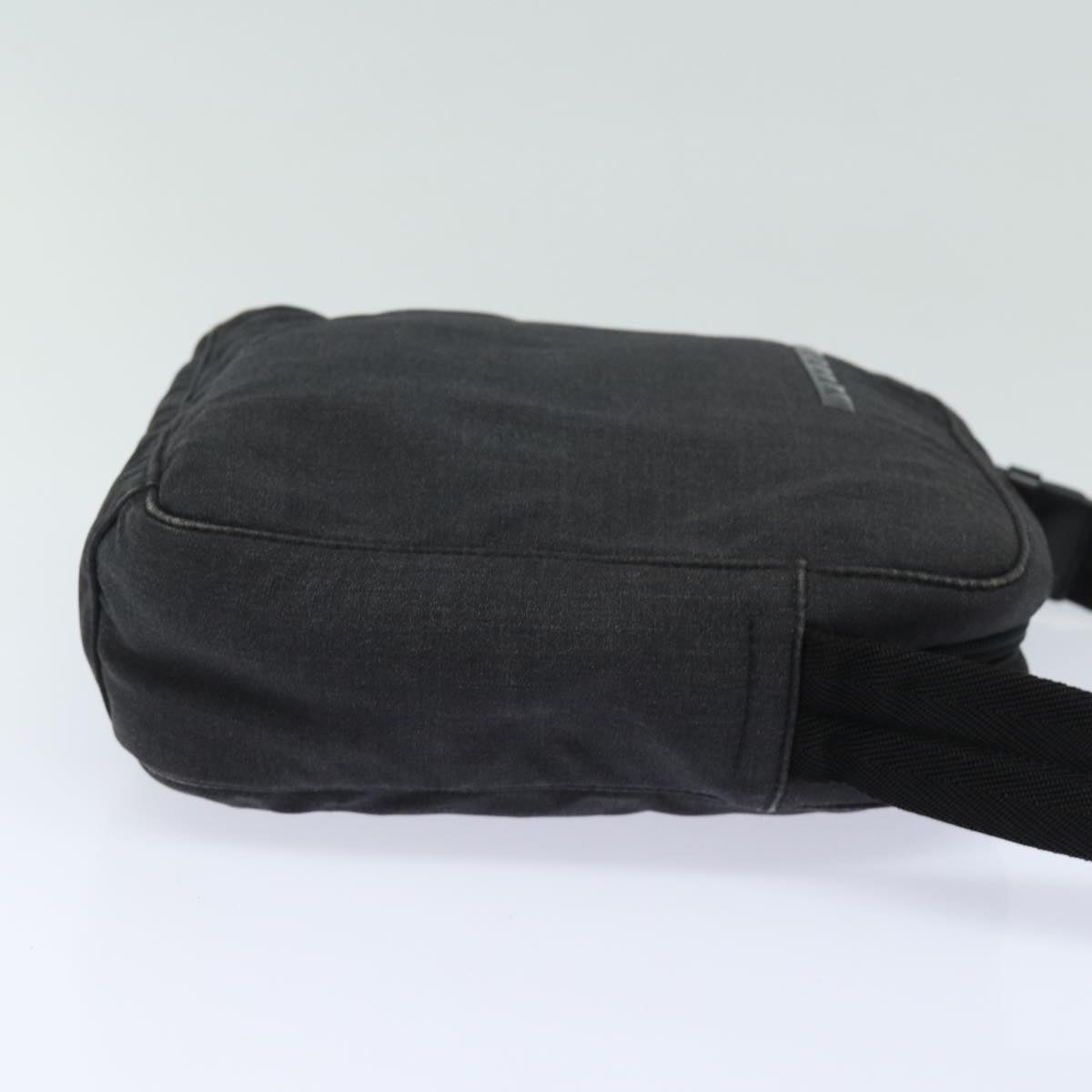 PRADA Shoulder Bag Nylon Black Auth 78818