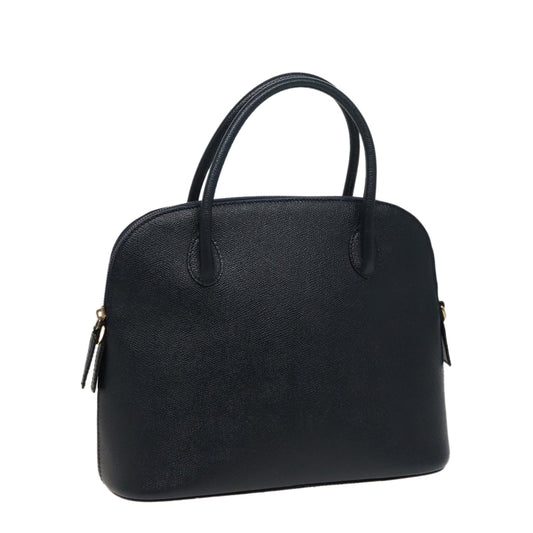 Luxury CELINE Hand Bag Leather Navy 78830