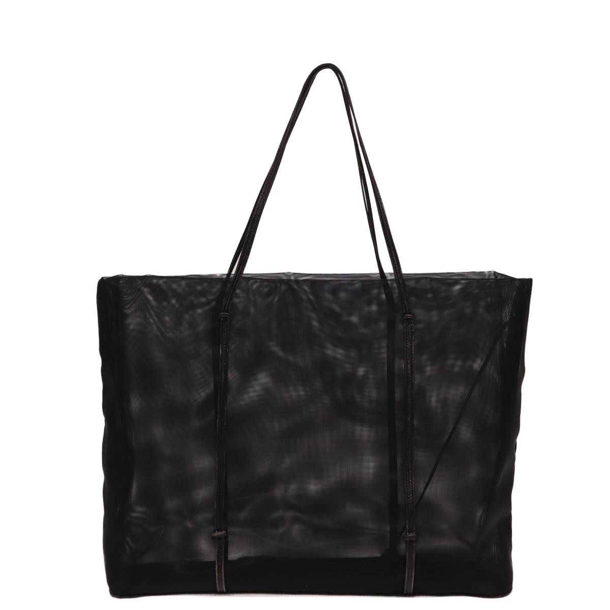 PRADA Shoulder Bag Nylon Black Auth 78959