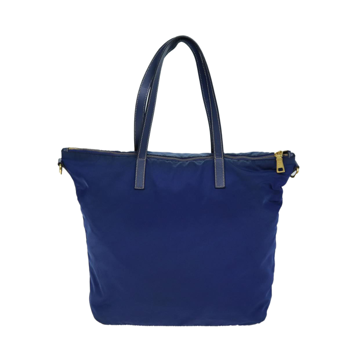 PRADA Tote Bag Nylon 2way Blue Auth
