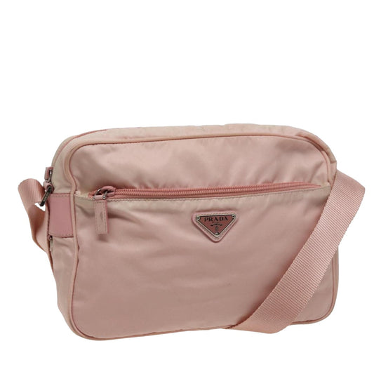 PRADA Shoulder Bag Nylon Pink Auth