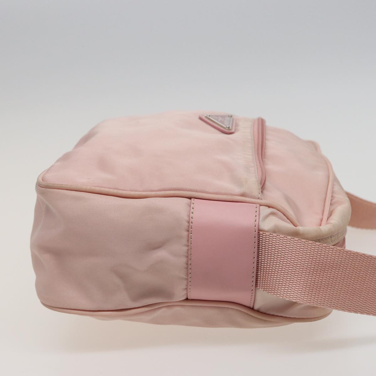 PRADA Shoulder Bag Nylon Pink Auth