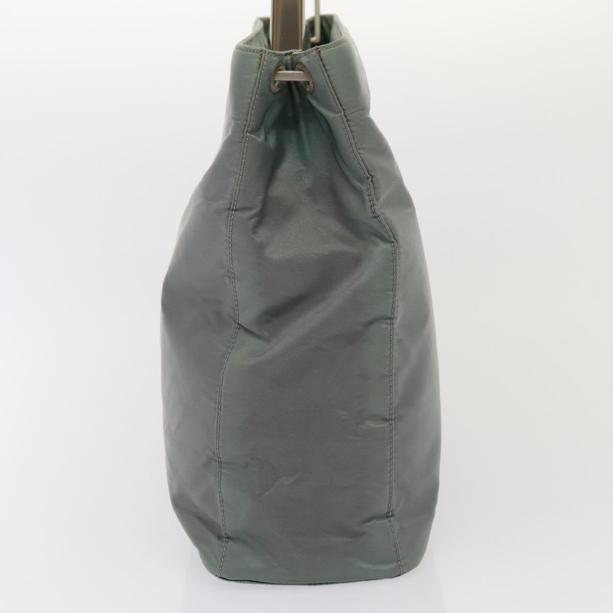 PRADA Shoulder Bag Nylon Gray Auth