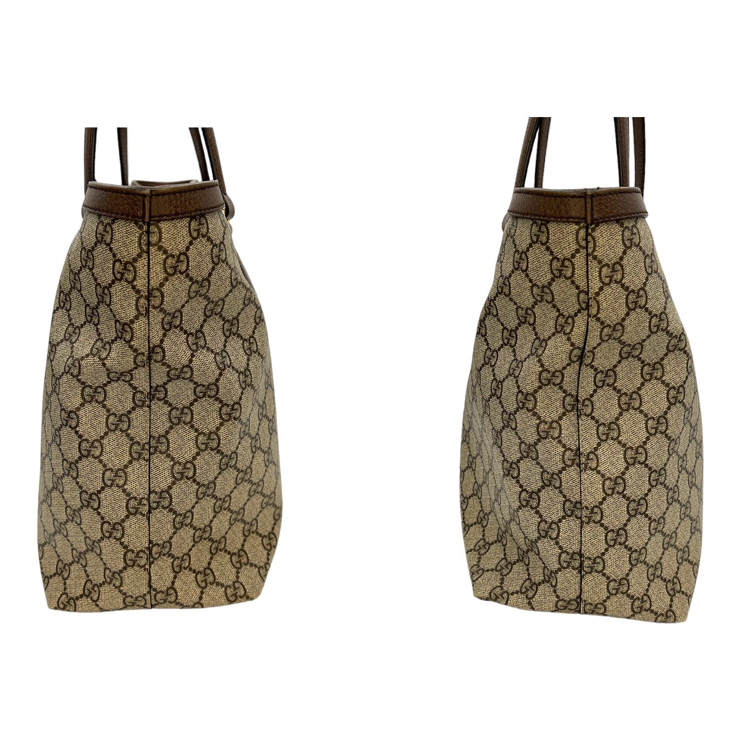 Gucci Leather Canvas Tote