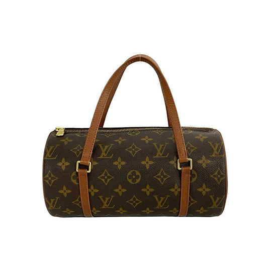 LOUIS VUITTON Handbag leather Brown Monogram Papillon