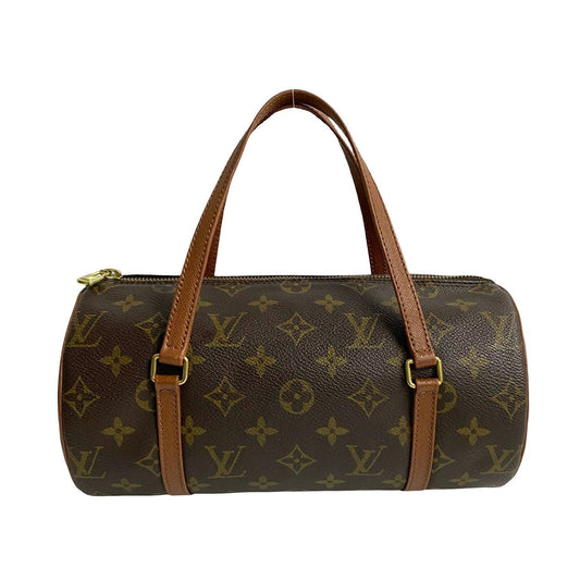 LOUIS VUITTON Handbag leather Brown Monogram Papillon