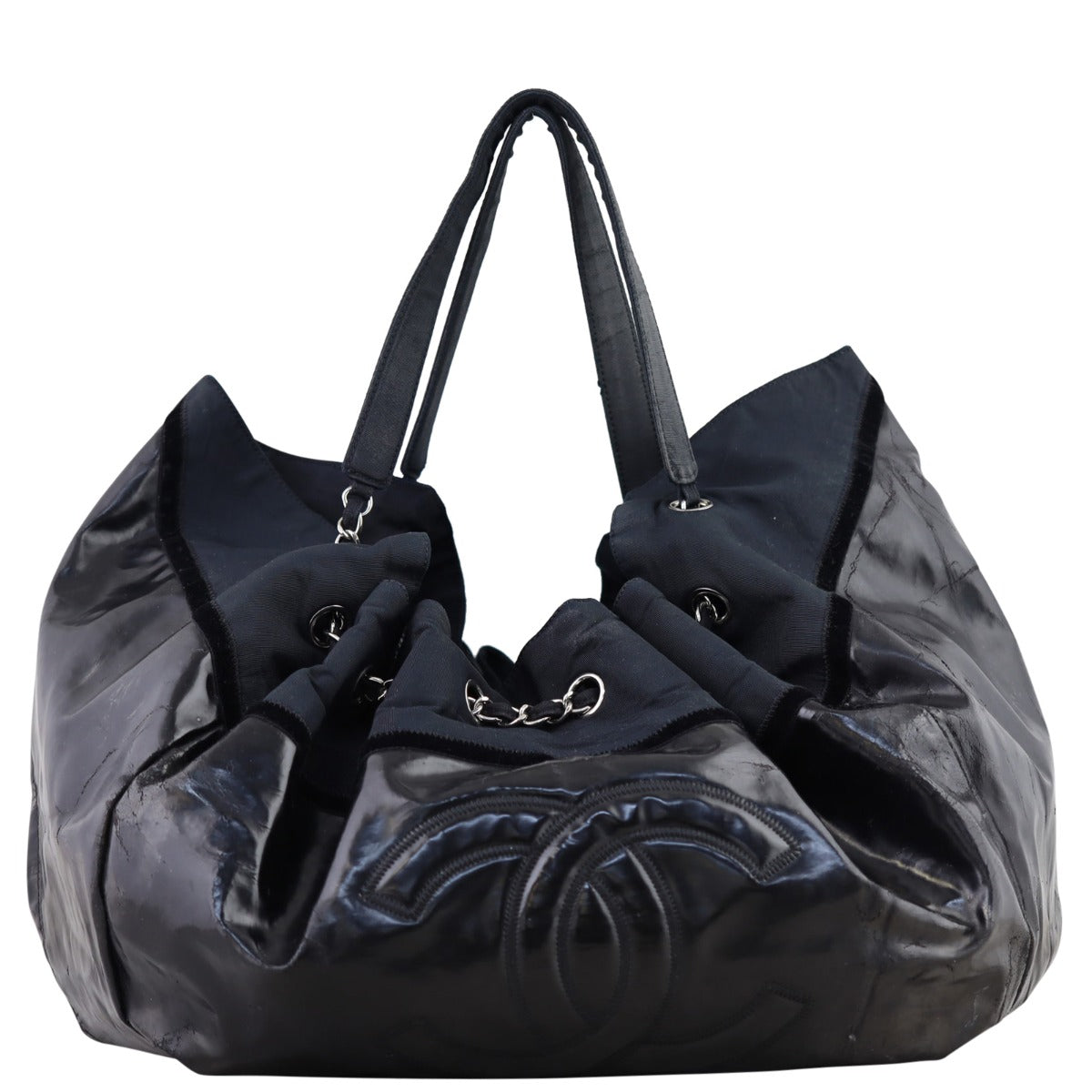 Chanel Vinyl Coco Spirit Cabas Tote