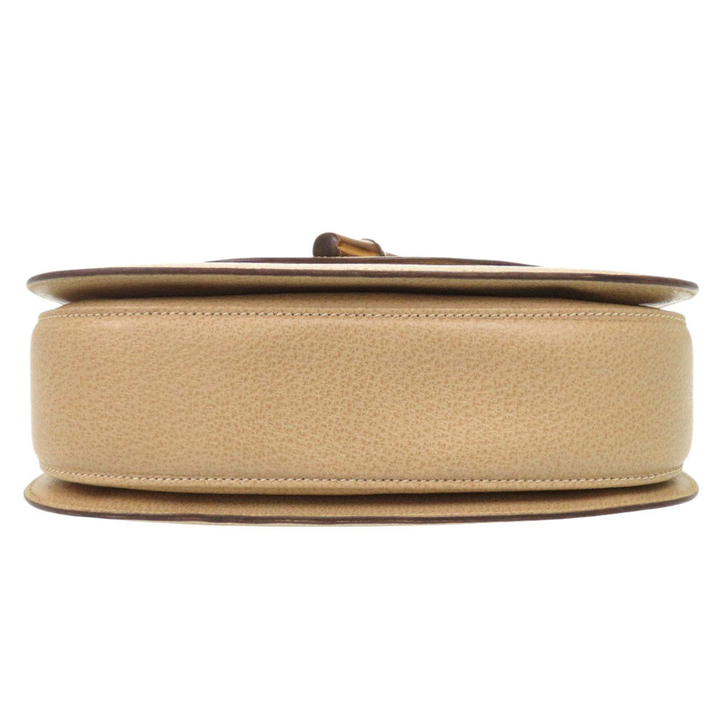 GUCCI Handbag 000 29 0633 leather beige Bamboo Women