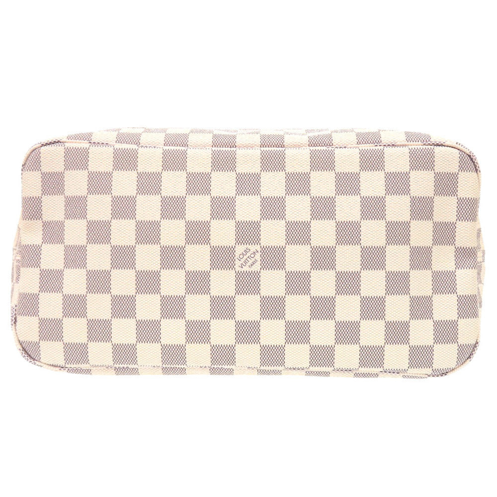  LOUIS VUITTON Tote Bag Damier Azur Canvas white Damier Azur New Neverfull MM