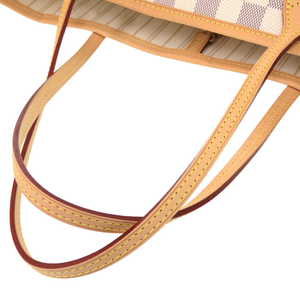  LOUIS VUITTON Tote Bag Damier Azur Canvas white Damier Azur New Neverfull MM