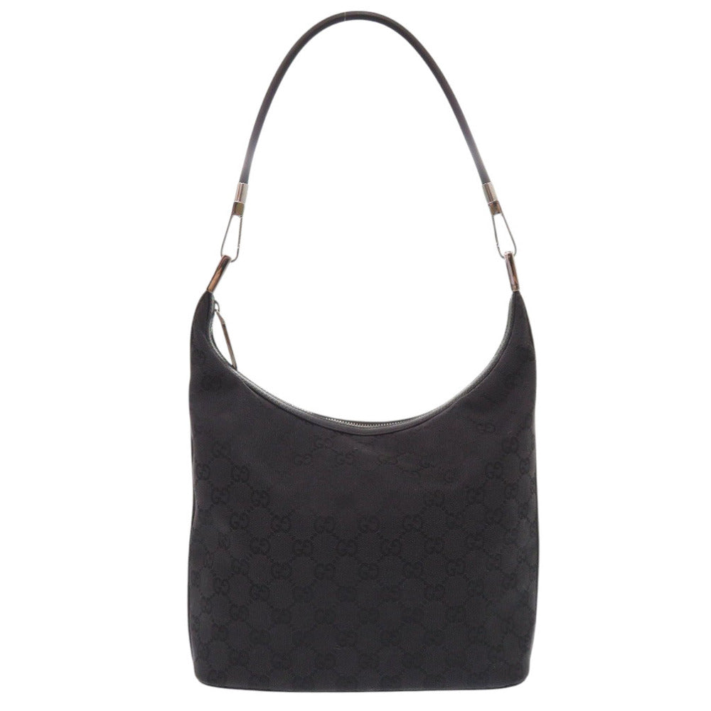 GUCCI Shoulder Bag 01234 203419 GG canvas black