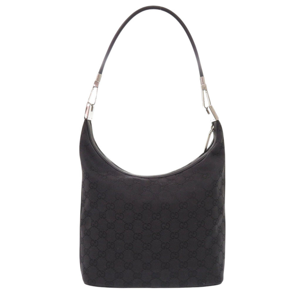GUCCI Shoulder Bag 01234 203419 GG canvas black