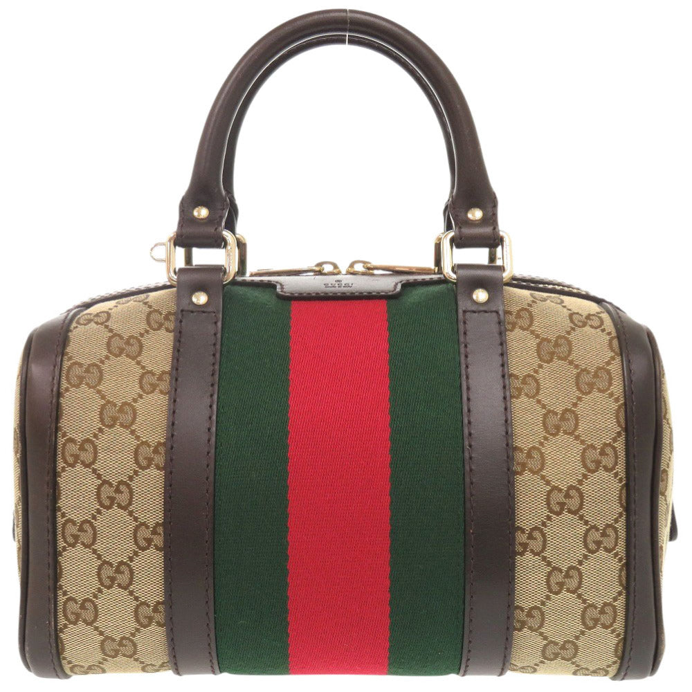 GUCCI Handbag 269876 GG canvas beige Shelly line GG canvas