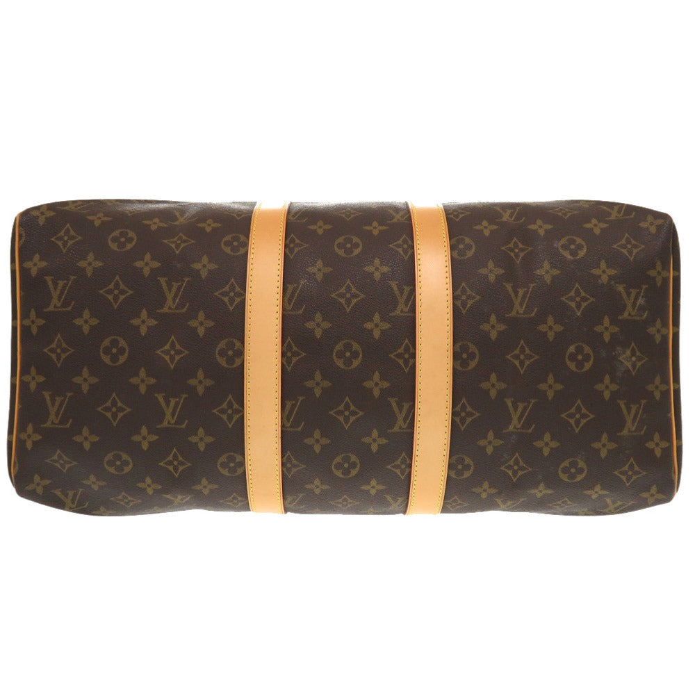 LOUIS VUITTON Boston Duffel bag Monogram canvas Brown Monogram Keepall 45 mens