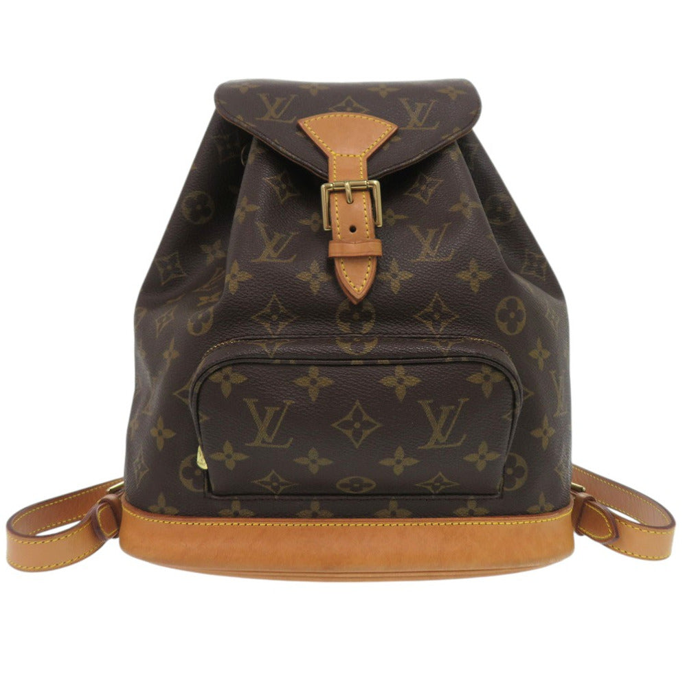LOUIS VUITTON Backpack Monogram canvas Brown Monogram MontsourisMM
