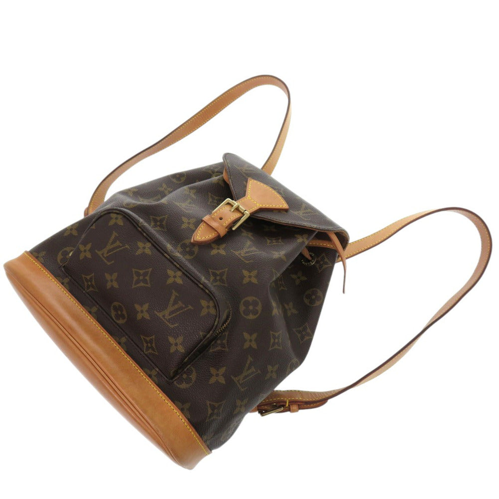 LOUIS VUITTON Backpack Monogram canvas Brown Monogram MontsourisMM