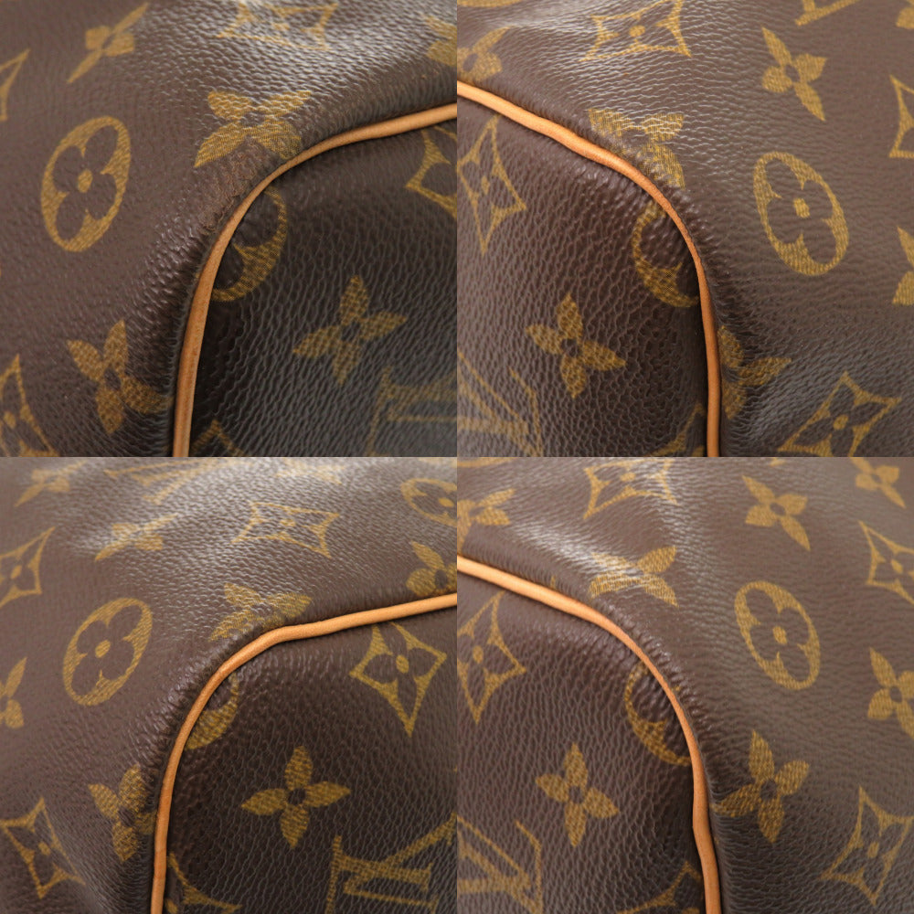 LOUIS VUITTON Boston Duffel bag Monogram canvas Brown Monogram Keepall bandouliere60