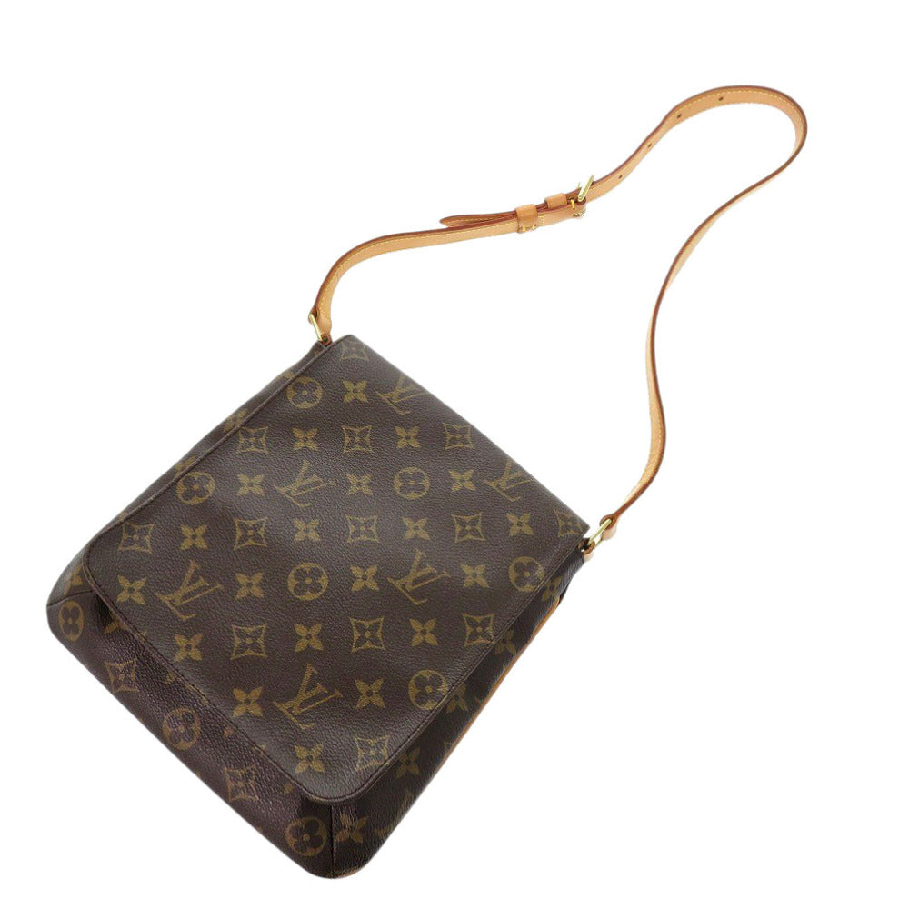 LOUIS VUITTON Shoulder Bag Monogram canvas Brown Monogram Musette Salsa short strap