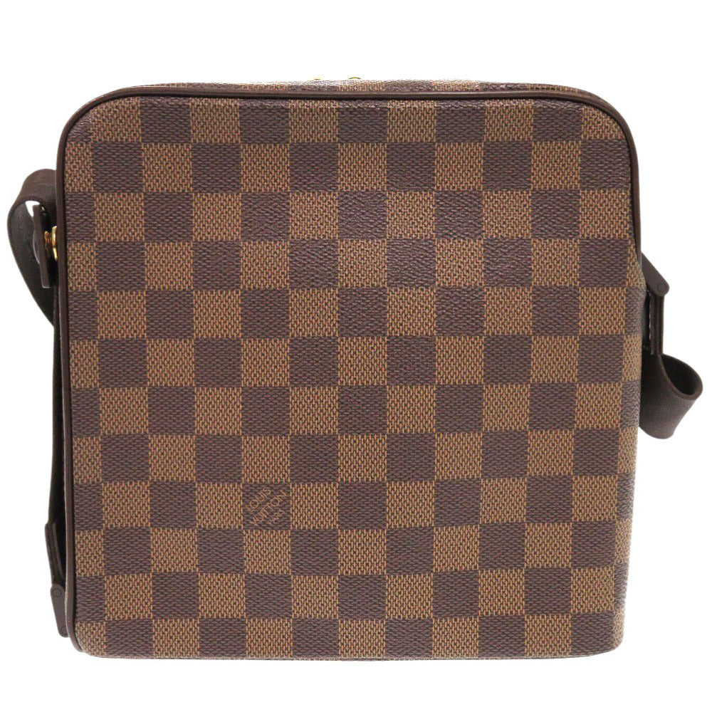 LOUIS VUITTON Shoulder Bag Damier canvas Brown Damier Olaf PM