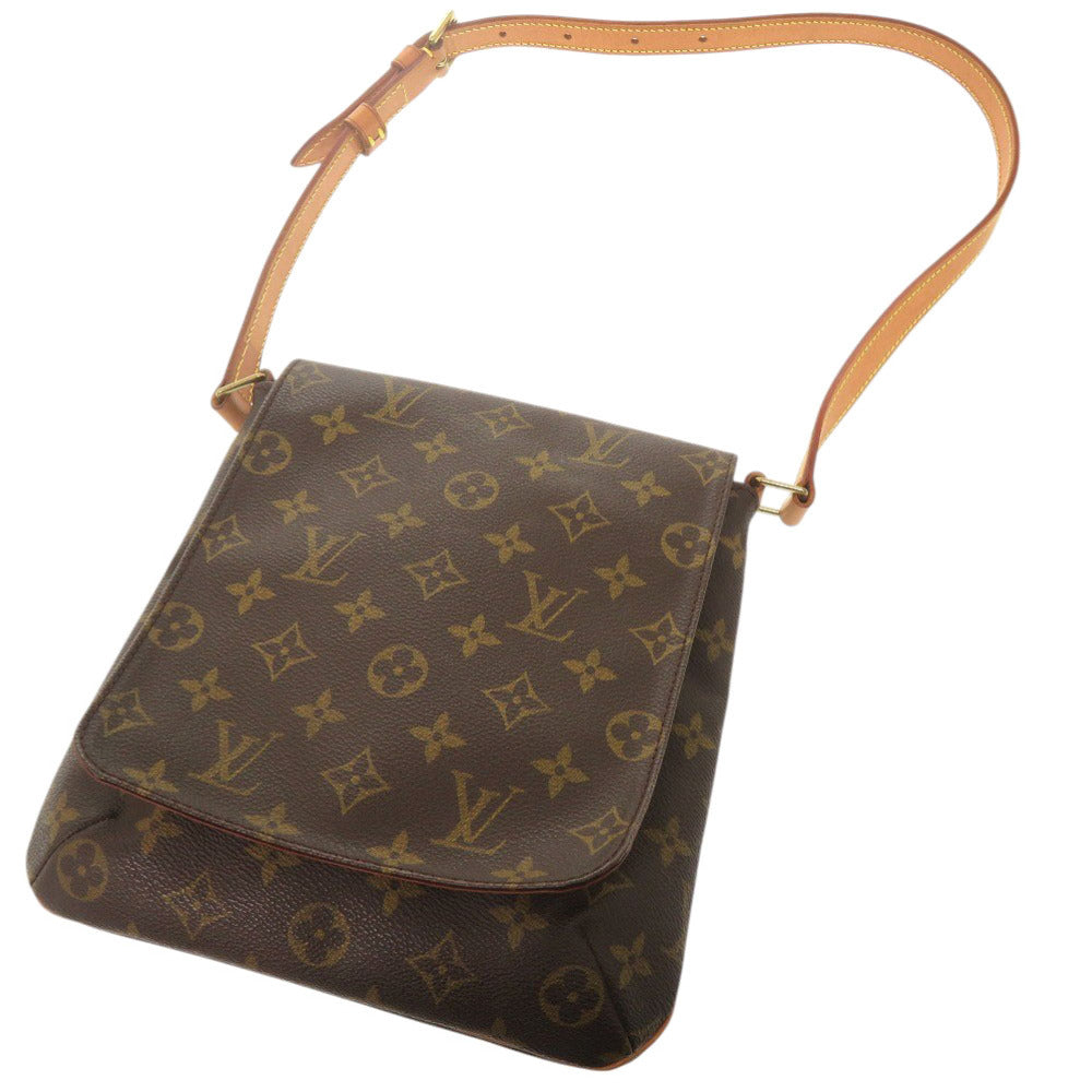 LOUIS VUITTON Shoulder Bag Monogram canvas Brown Monogram Musette Salsa short strap
