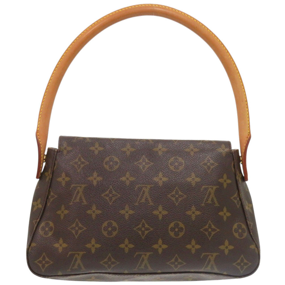LOUIS VUITTON Handbag Monogram canvas Brown Monogram Mini Looping